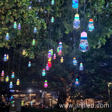 Colorful Hanging Tree Lamp